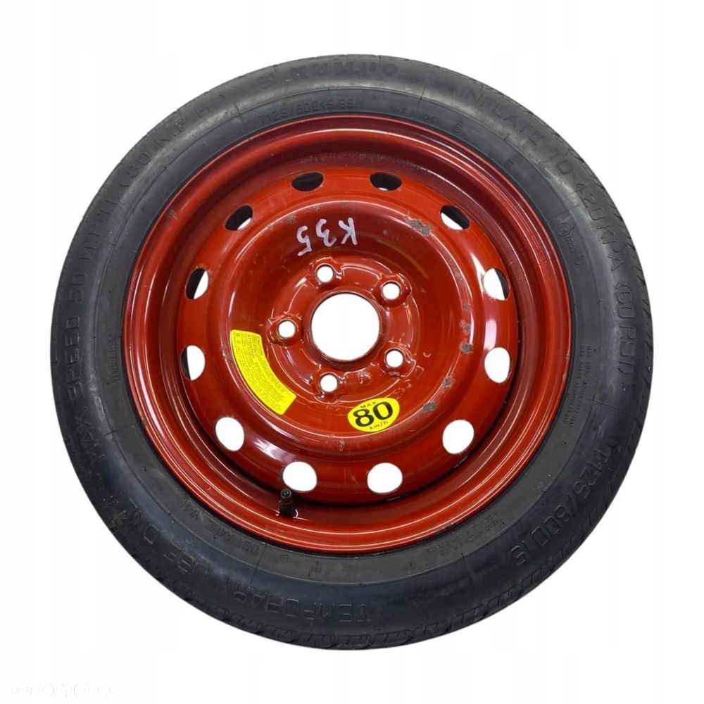 KOŁO DOJAZDOWE HYUNDAI ELANTRA V VELOSTER 125/80R15 52910-2H910 95M - 1