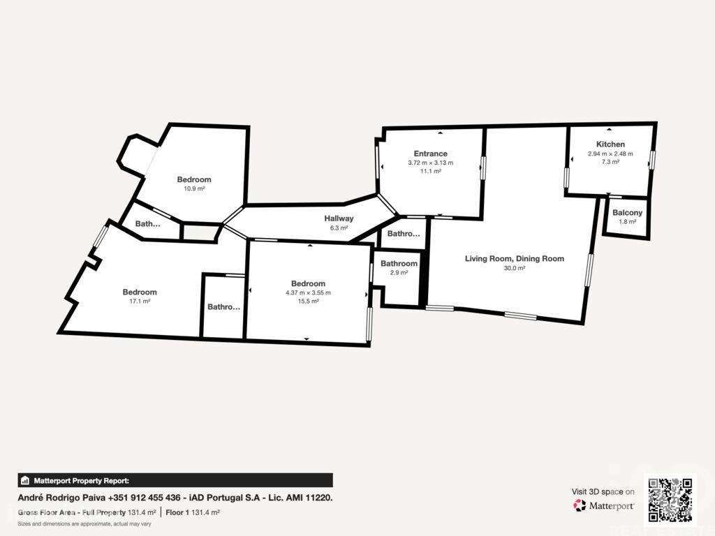 Apartamento T3 em Cedofeita, Santo Ildefonso, Sé, Miragaia, São Nicola - Grande imagem: 4/40
