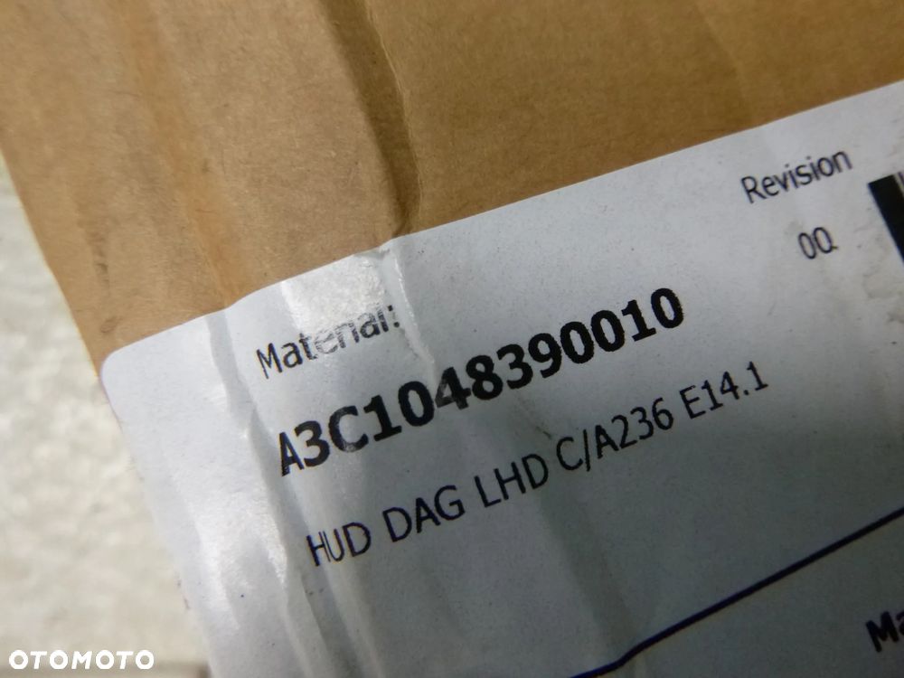 MERCEDES-BENZ C W206 WYŚWIETLACZ HEAD UP ZEGARY LICZNIK NOWY ORYGINAŁ - 18