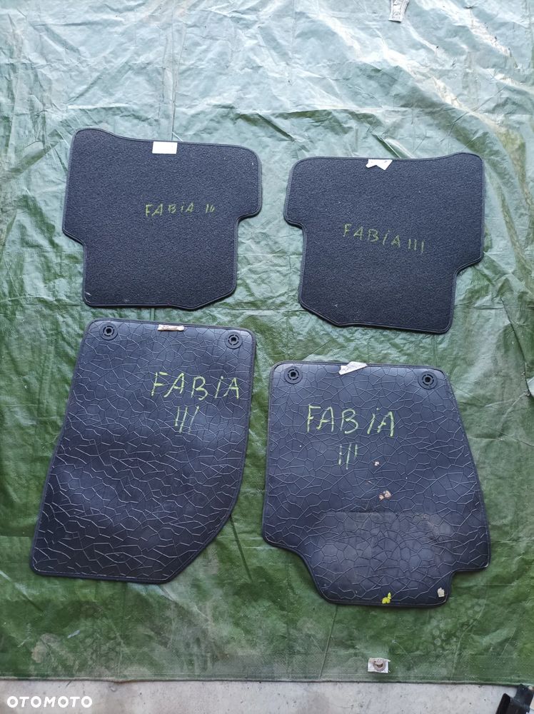 Skoda Fabia III HB dywaniki komplet oryginał producenta - 2