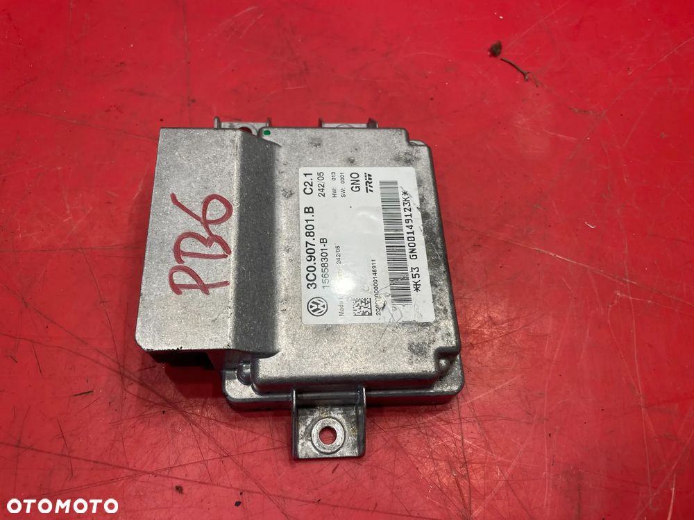 VW PASSAT B6  MODUŁ HAMULCA RĘCZNEGO 3C0907801B - 4