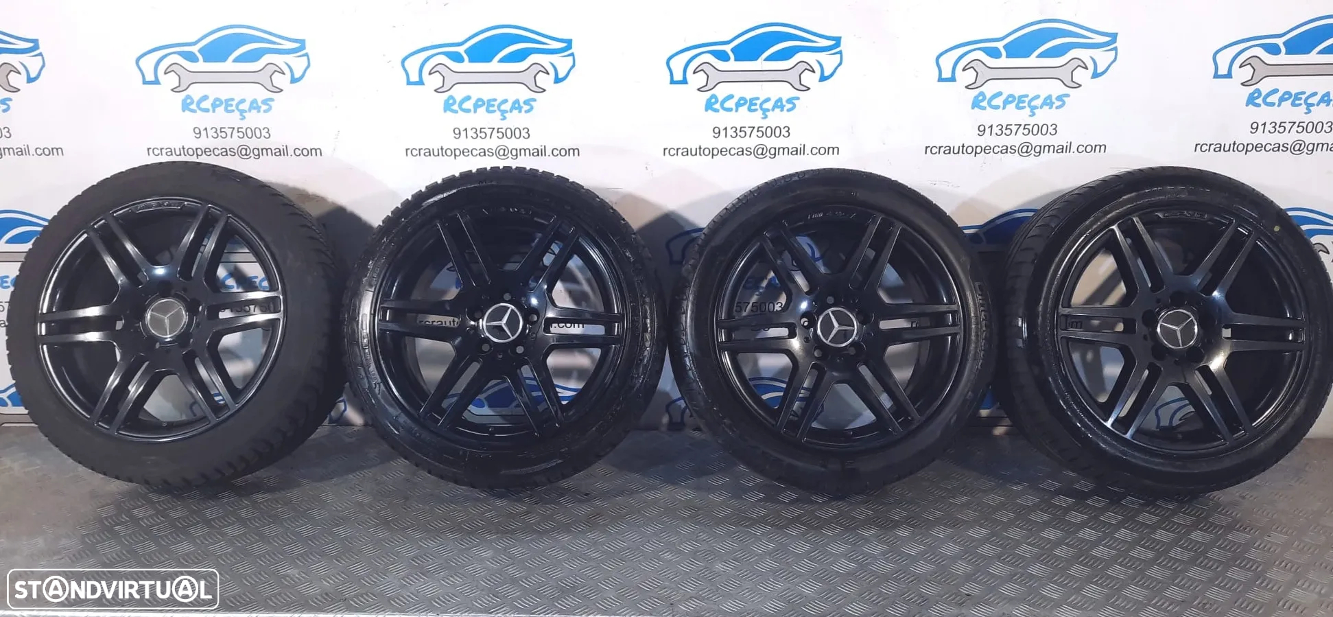 Jantes 17 AMG Originais Mercedes Benz CLASS C W204 8.5J ET53 5x112 - 8