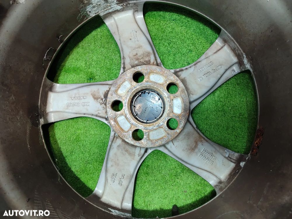JANTE R17 5x108 VOLVO (2 BUC.) 225/45 Z R17 94W / COD 7Jx17H2 / J17KA / DOT-E V0124 K1 / 31423521 VOLVO V40 S40 V50 S60 V60 S80 V70 C30 C70 - 7