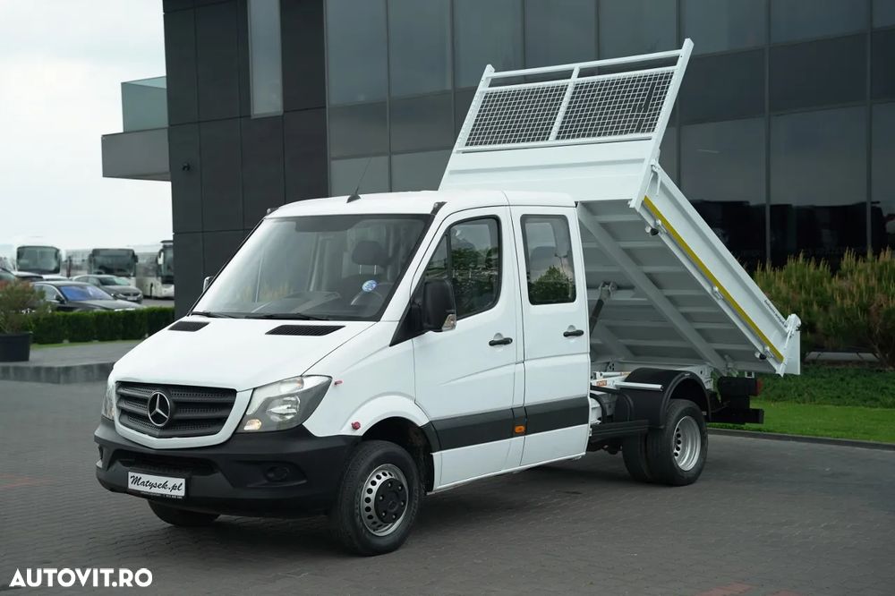 Mercedes-Benz SPRINTER / BASCULATOR / CU OPȚIUNI / 6 LOCURI / DOUĂ / MANUAL / IMPORTAT - 2