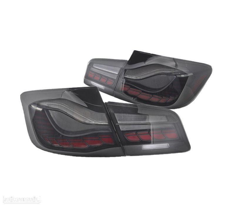 FAROLINS PARA BMW F10 10-16 OLED FUMADOS - 2