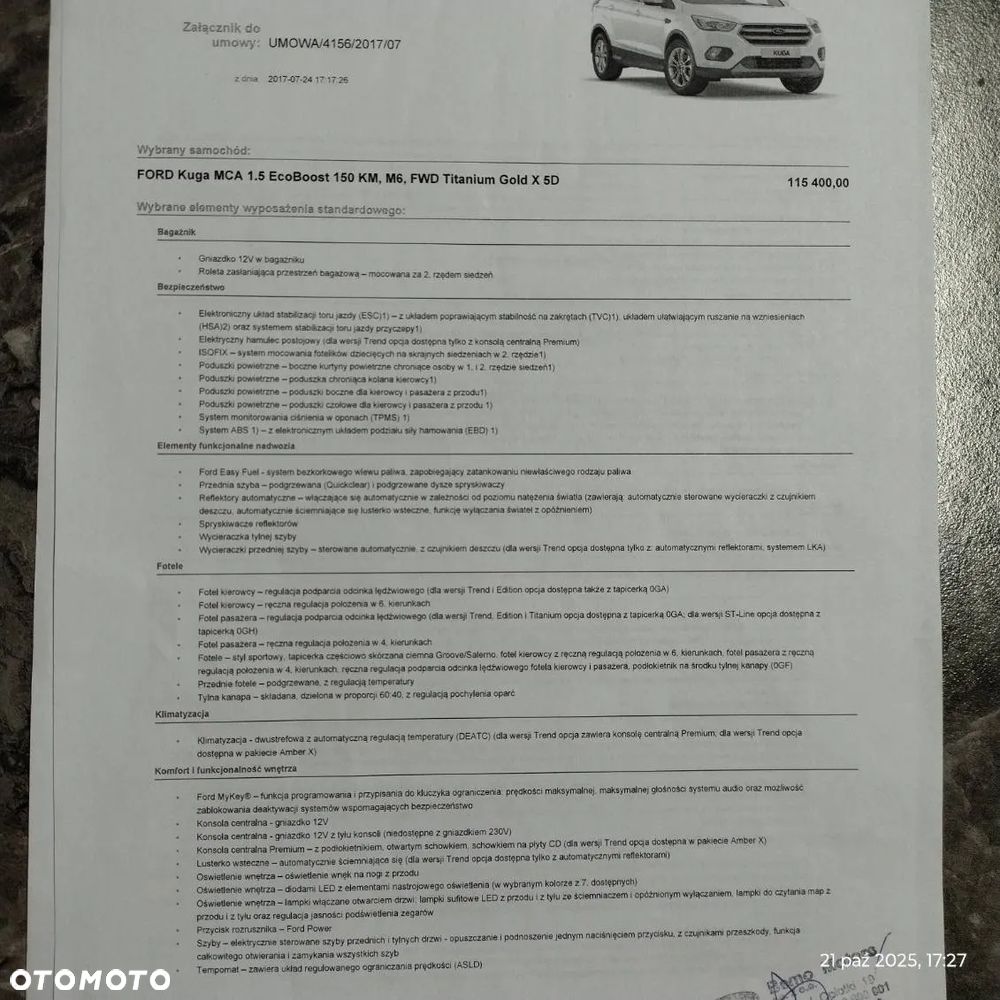 Ford Kuga 1.5 EcoBoost FWD Titanium ASS MMT6 - 38