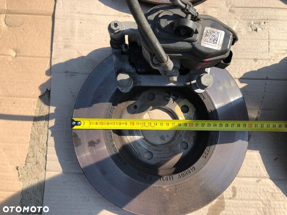 TARCZE HAMULCOWE HAMULCE KOMPLET KLOCKI ZACISKI AUDI A4 S4 B9 - 10