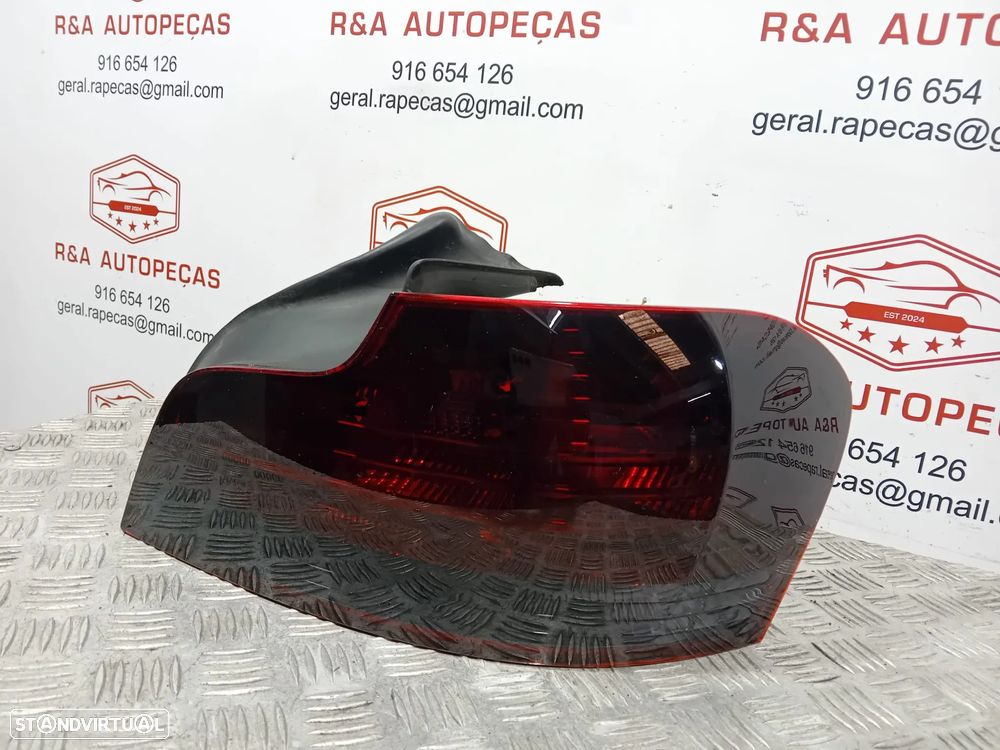 Farolins Trás Traseiro Esquerdo Direito Bmw Série 1 E82 E88 Pré LCI Escurecidos Originais - 7