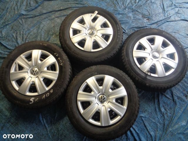 4X KOŁA 14 VW 5X100 ET35 CONTINENTAL 175/70R14 - 1