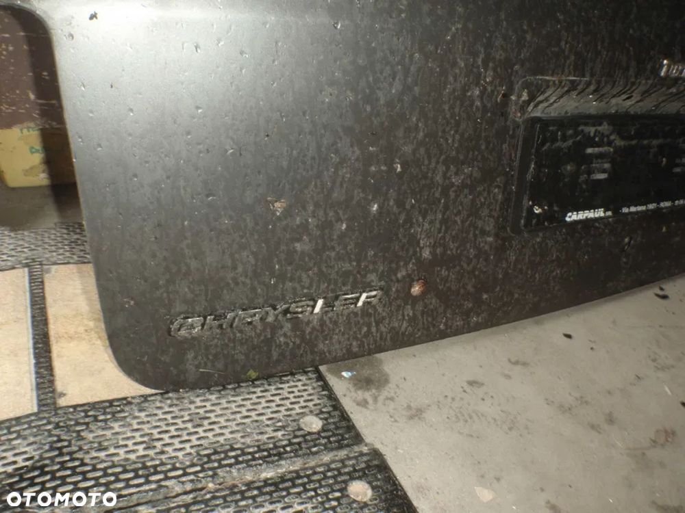 logo emblemat z maski napis voyager chrysler turbo diesel 92r - 4
