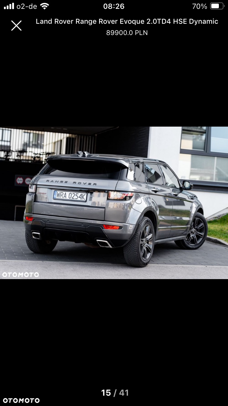Land Rover Range Rover Evoque 2.0TD4 HSE Dynamic - 15
