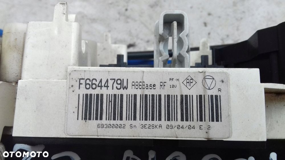 panel sterowania nawiewem klimatyzacją f664479w citroen c2 03- - 4