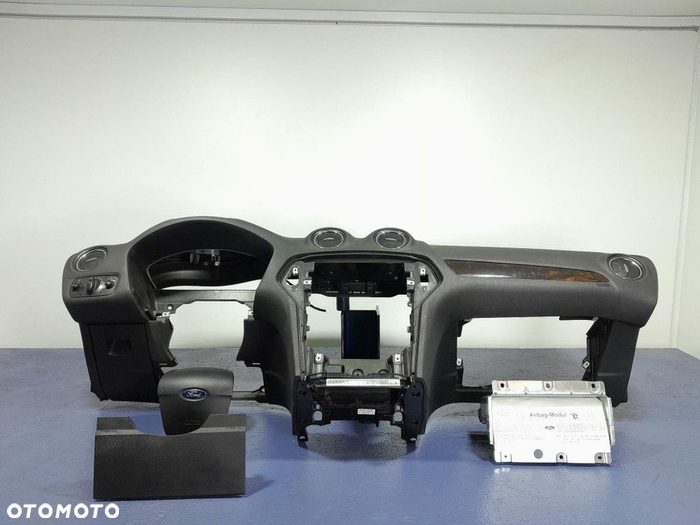 FORD MONDEO MK4 DESKA ROZDZIELCZA KONSOLA PODUSZKI AIRBAG EU - 1