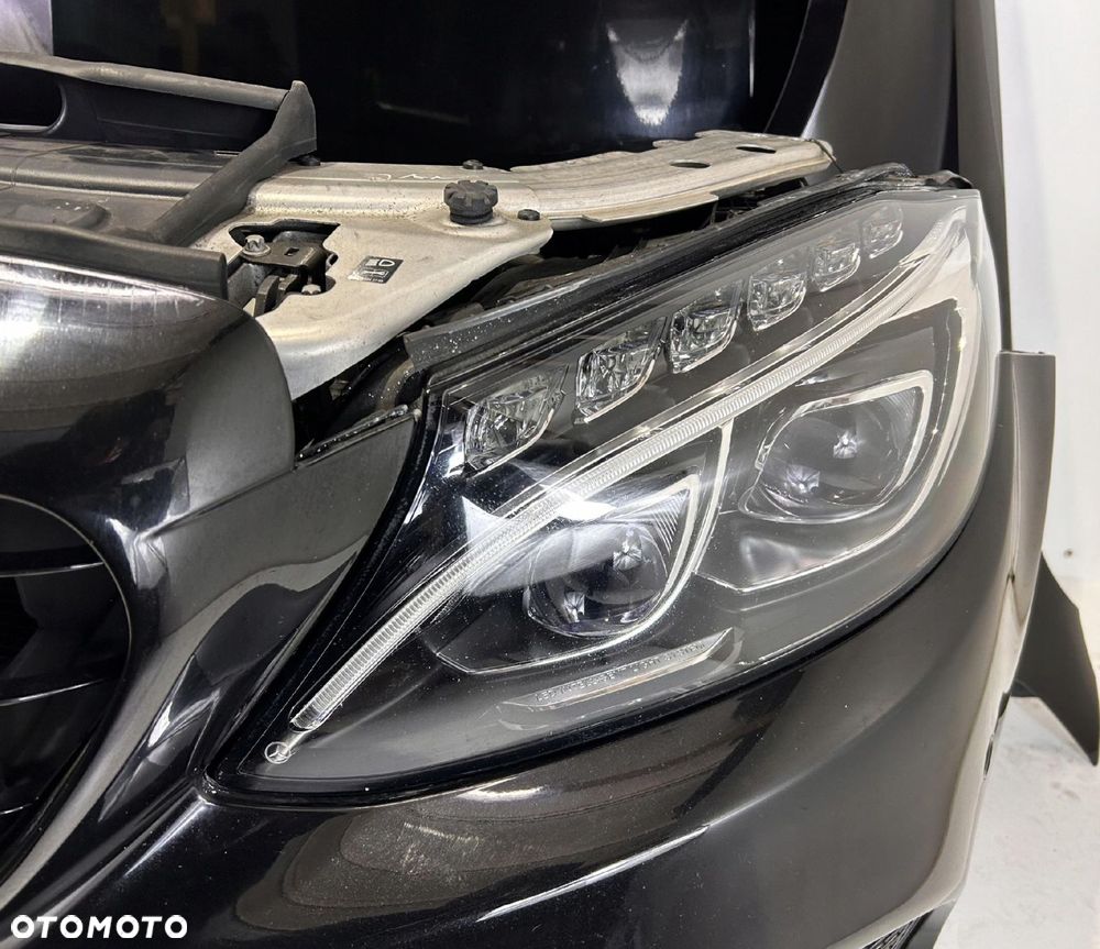 MERCEDES W205 AMG ZDERZAK MASKA CHŁODNICE PAS - 4