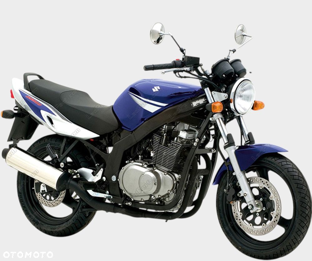 SUZUKI GS 500 reflektor lampa czasza owiewka wypełnienie licznik błotnik kierownica lusterko manetka felga tarcza zacisk pompa zawieszenie silnik moduł regulator zbiornik siedzenie set podnóżek stelaż stopka chłodnica tłumik - 1