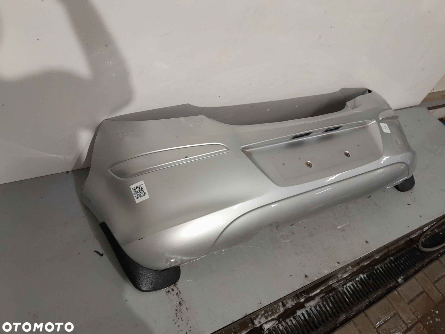 ^ ZDERZAK TYŁ TYLNY DO OPEL CORSA D Z157 SREBRNY 5D 5 DRZWI HB - 4