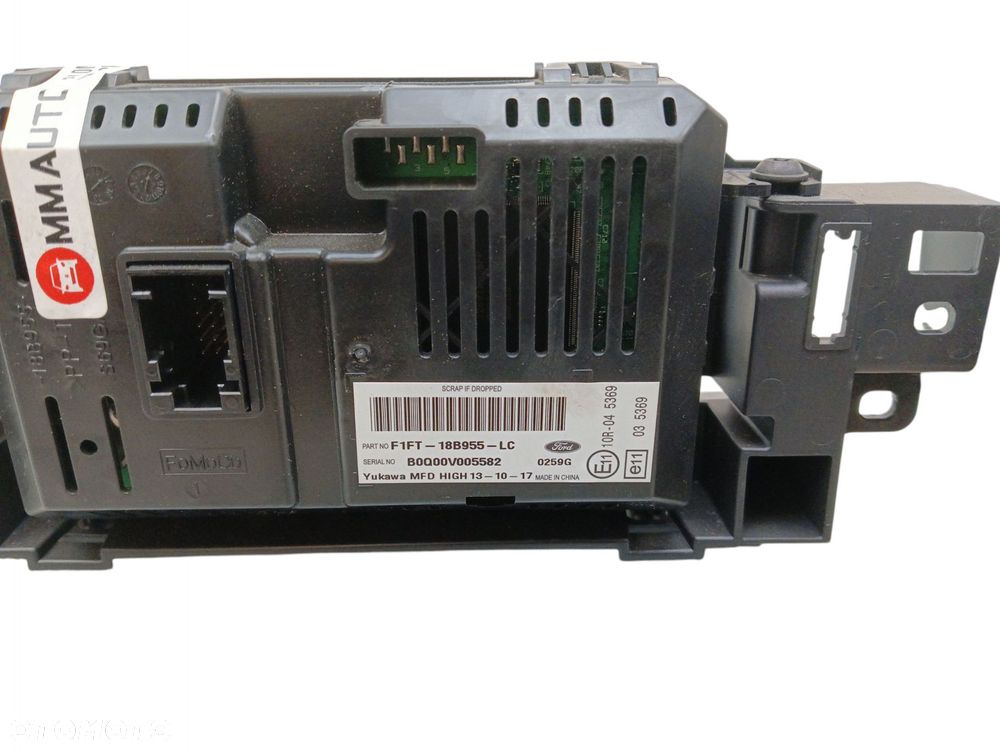 RADIO WYŚWIETLACZ PANEL KPL FORD FOCUS MK3 F1BT-18C815-GP F1FT-18B955-LC - 4