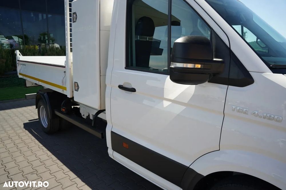 MAN TGE 4.180 / BASCULATOR SPATE / DUBLU / CAMERĂ MARȘARIER / IMPORTAT - 18