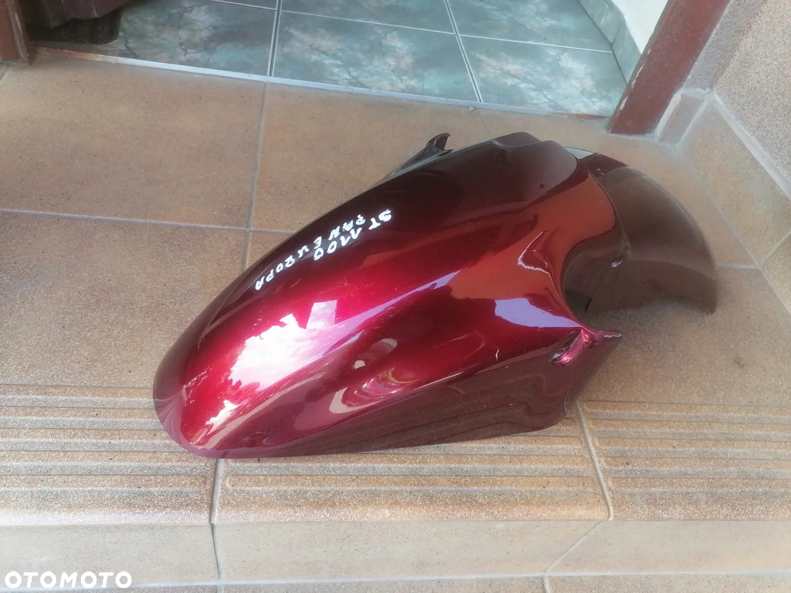EU Błotnik Przód Honda Pan European ST1100 ST 1100 Bordowy w kolor - 2
