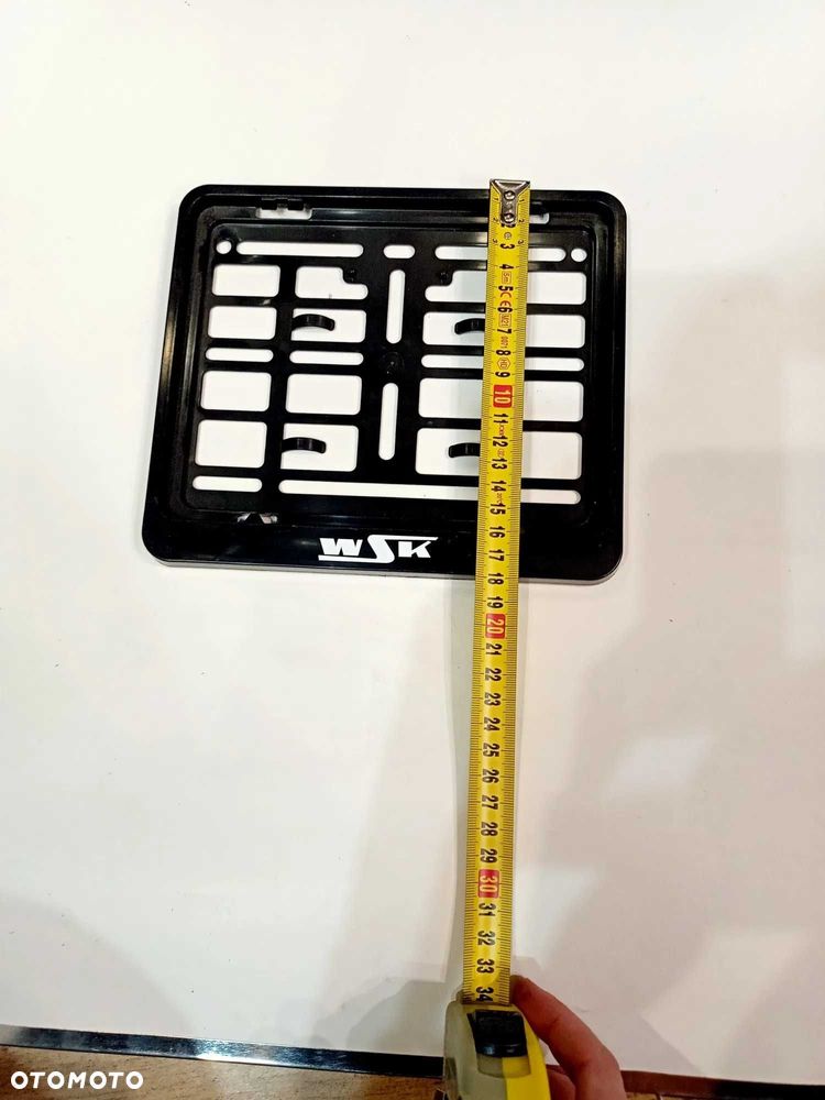 Motocyklowa Ramka do tablicy rejestracyjnej z nadrukiem WSK NR3 - 2