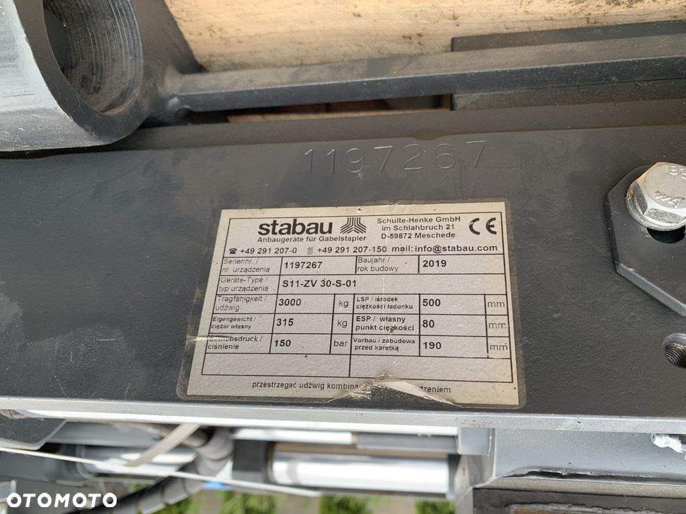 Pozycjoner wideł Stabau S11-ZV 30-S-01 ID OS1654SLO - 4