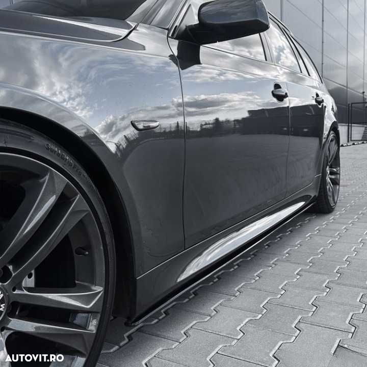 Set Extensii Prelungiri Praguri Laterale Dedicate BMW E60 E61, Lucios - 5