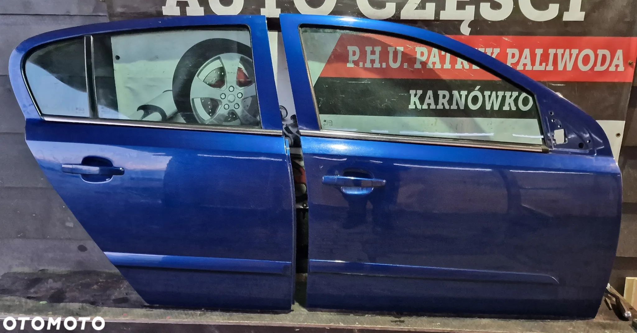 DRZWI PRAWE PRZÓD TYŁ OPEL ASTRA H HB Z21B - 1