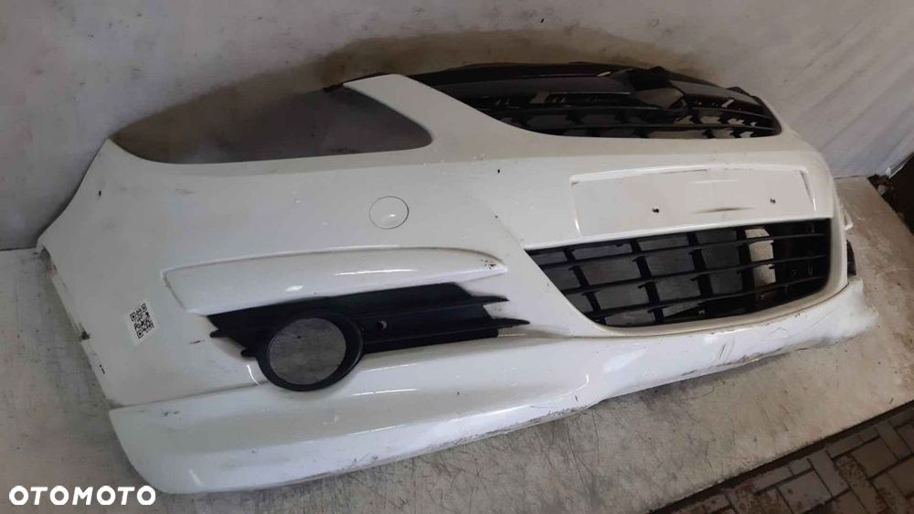 ^ ZDERZAK PRZÓD PRZEDNI DO OPEL CORSA D TUNING Y474 Z40R BIAŁY DOKŁADKA ! - 4