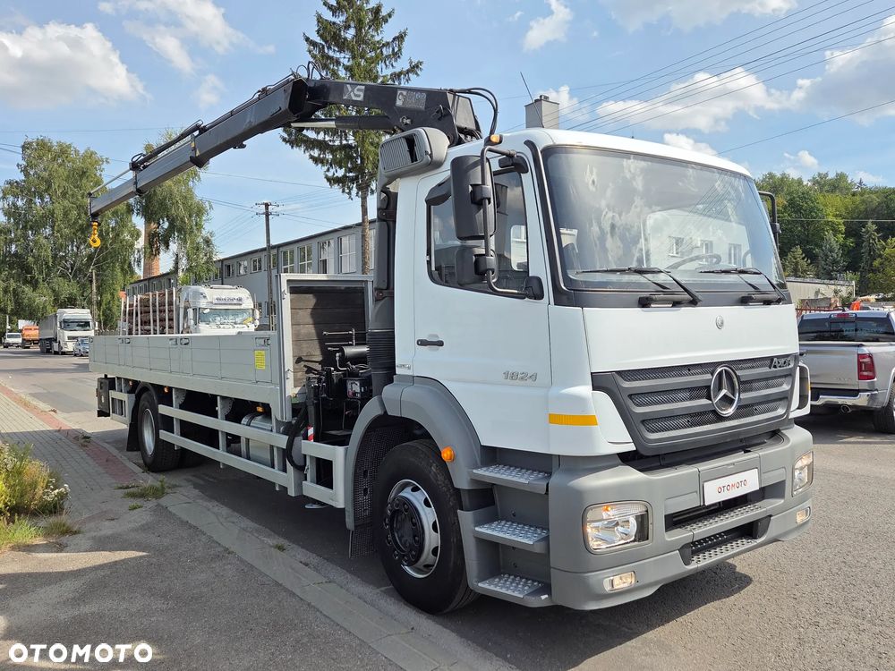 Mercedes-Benz AXOR 1824L // HDS HIAB 122 // DŹWIG ŻURAW KRAN CRANE // TYŁ PODUSZKI // MOŻLIWA PRZEBUDOWA NA LAWETA AUTOLAWETA - 8