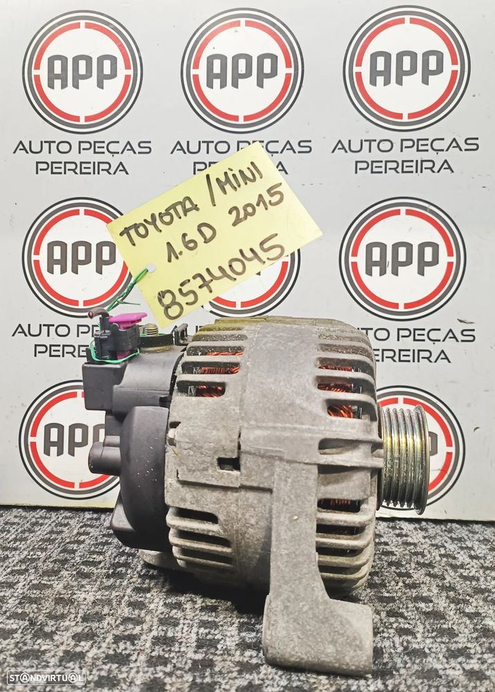 Alternador Toyota, Mini 1.6 D de 2015, ref: 8574045, 7823291. - 1