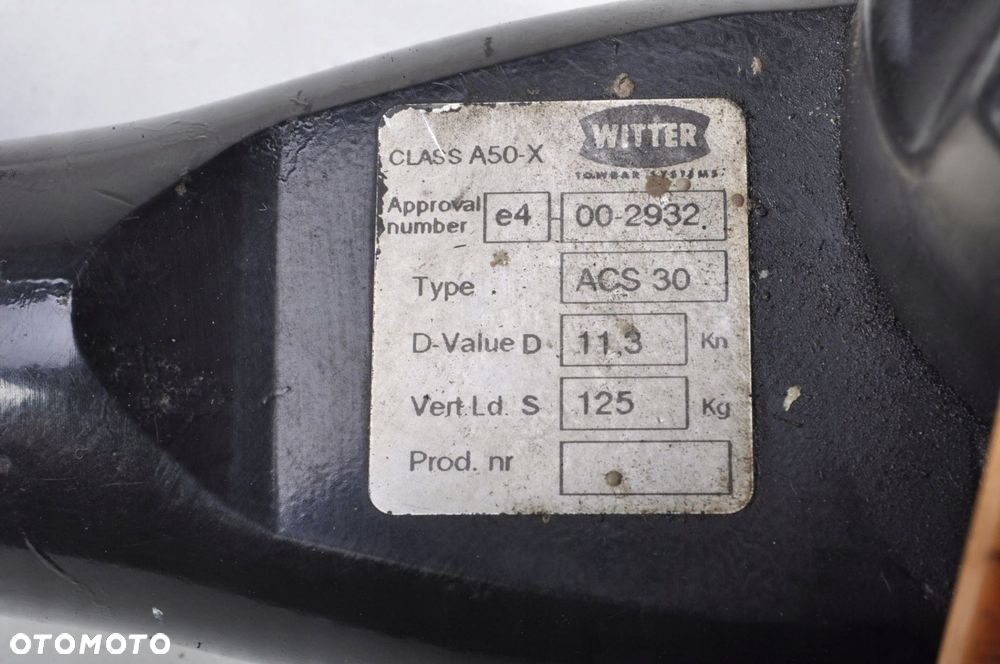 HONDA ACCORD VII HAK HOLOWNICZY WITTER A50-X E4-00-2932 - 2