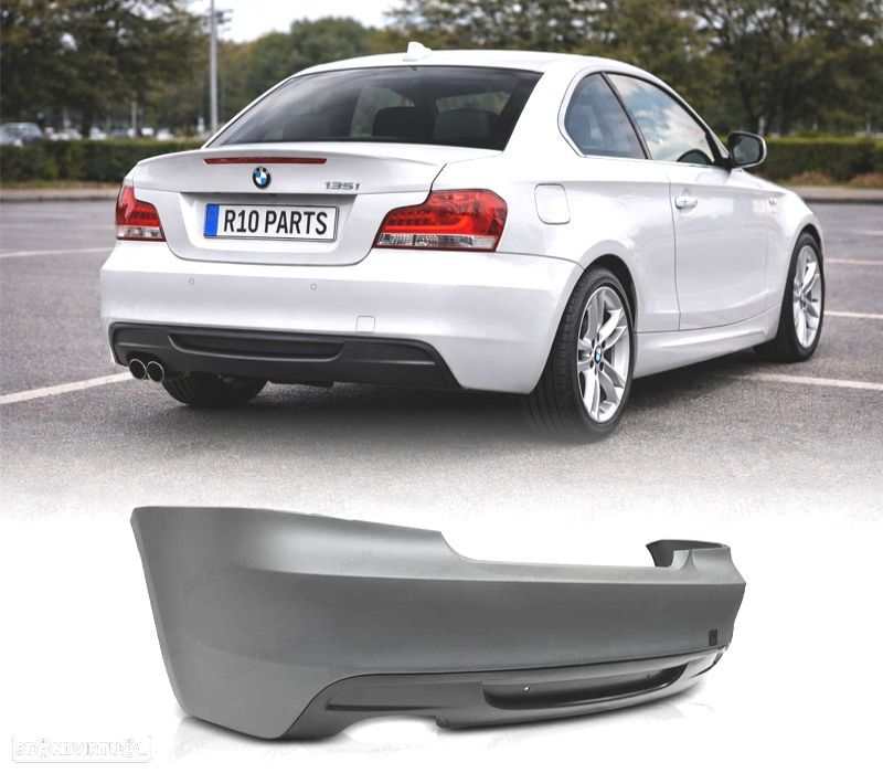 PARA-CHOQUES TRASEIRO BMW E82 E88 06-13 LOOK M - 1