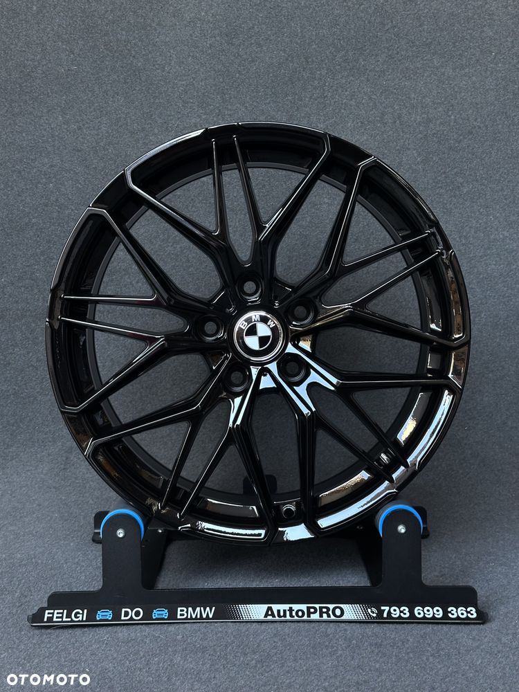 NOWE felgi do BMW 18 5x120 F30 F32 E46 F10 F12 Z3 Z4 X1 X3 X4 E90 E87 czarny połysk alufelgi - 1