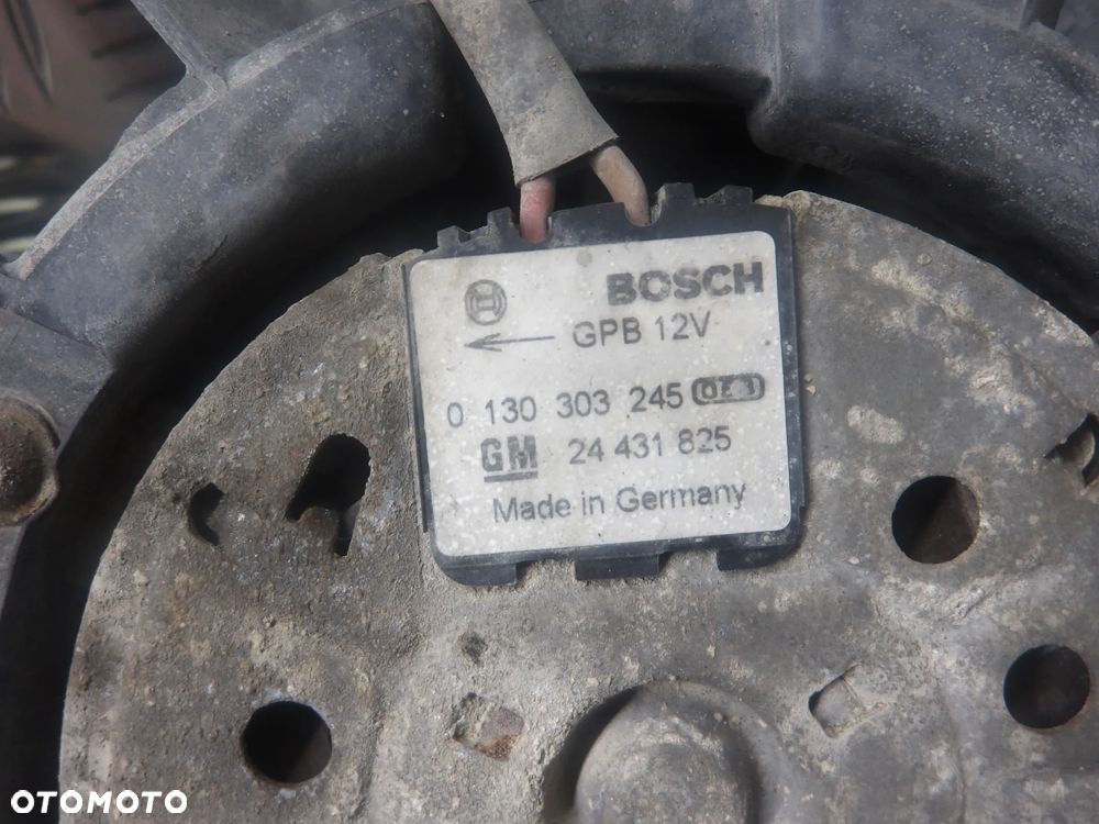 OPEL ASTRA G II BERTONE 3D 98-09 1.8B ELEKTRYCZNY WENTYLATOR CHŁODNICY 0130303245 - 5