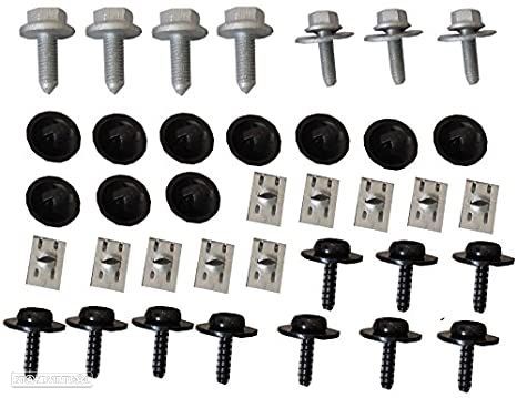 Kit de fixadores do resguardo do motor Audi Seat Skoda Vw NOVO - 1