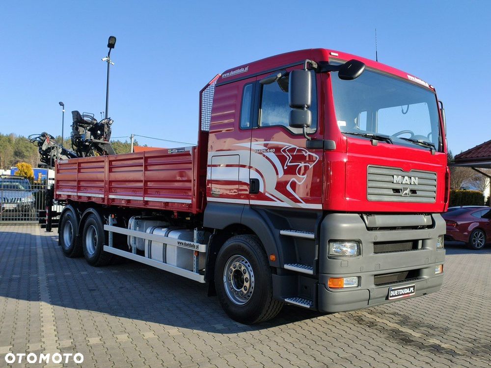 MAN Man 26.440 6x4 HDS HIAB 166 B-3 DUO Wywrotka Meiller 2-stronna - 10