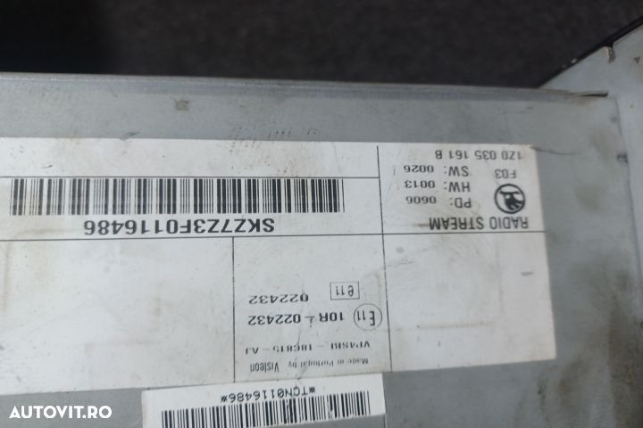 Radio cd 1Z0035161B Skoda Fabia 5J [2007 - 2010] Hatchback 1.4 TDI MT - 4