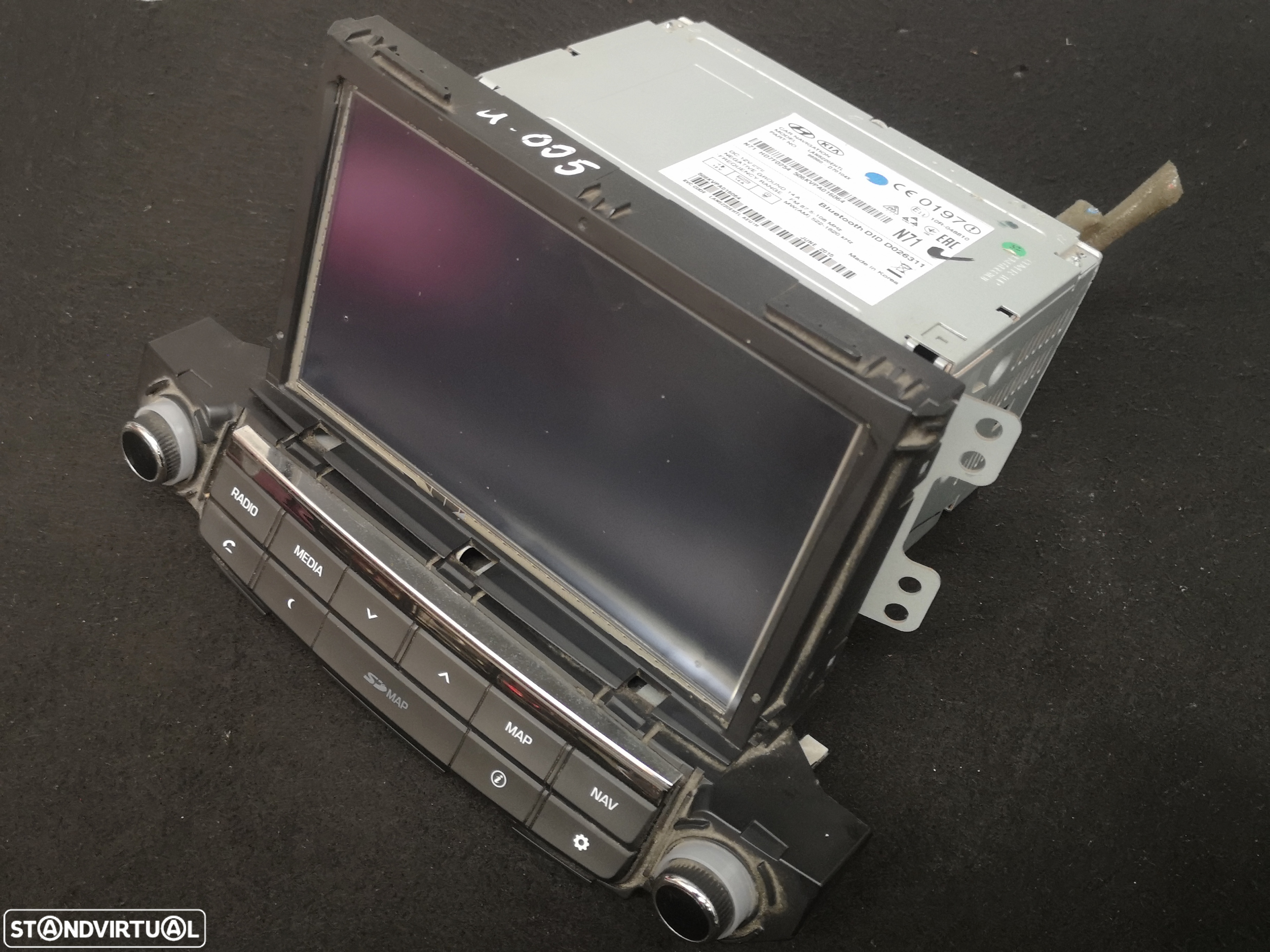 Ecrã  Radio GPS Media Hyundai Tucson 2016-2021 - 2