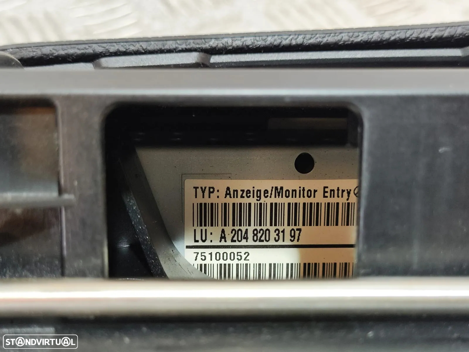 DISPLAY ECRA PAINEL INSTRUMENTOS MULTIMEDIA GPS NAVEGAÇAO MERCEDES BENZ CLASS C W204 A2046800931 A2048203197 - 8