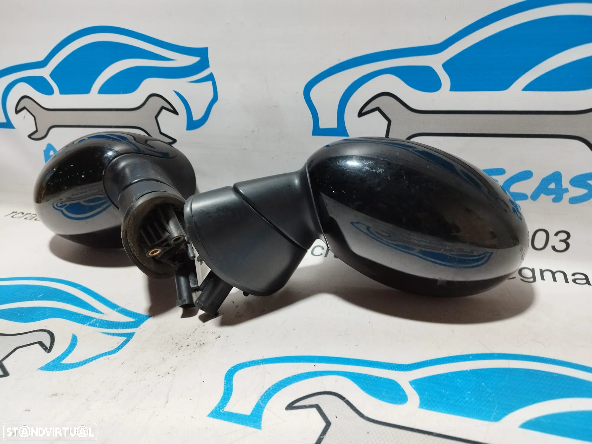.ESPELHO RETROVISOR ESQUERDO DIREITO MINI COOPER R53 51167192469 7192469 51167192470 7192470 R50 R52 CABRIO ELETRICO AQUECIDO ESPELHOS RETROVISORES - 5