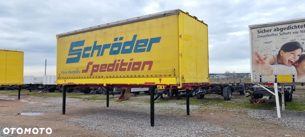 Krone 14.500zł netto 2xZABUDOWA KRONE BDF 7.45x2.50 BURTO- FIRANKA SUWANY DACH DRZWI st.bdb - 2