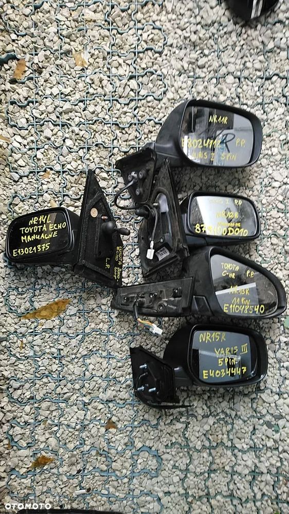 LUSTERKA PRAWE LEWE TOYOTA - 12