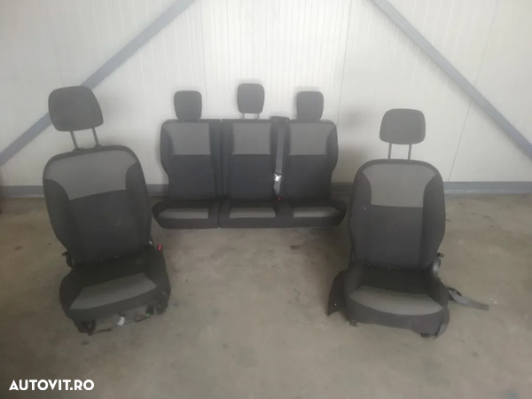 Scaune fata cu bancheta Renault Kangoo FW51 an 2018 2019 2020 scaun sofer pasager dreapta stanga spate banchete locuri spate loc 3 4 5 isofix