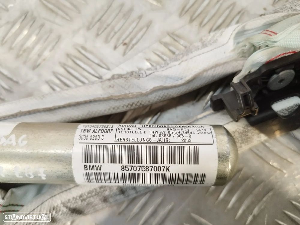 CORTINA CORTINAS AIRBAG AIRBAGS ESQUERDA DIREITA 846956483111 85695648409S 84695648309O 30356330H 30356331E 30356330E 30356331H BMW SÉRIE 1 E87 - 7