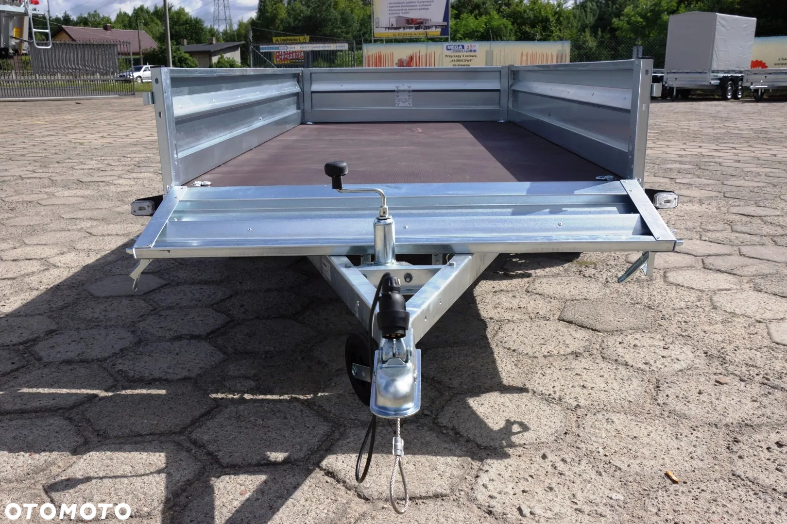 Zaslaw 1 oś, przyczepa towarowa MOCNA I SOLDNA DMC 750 KG - 12
