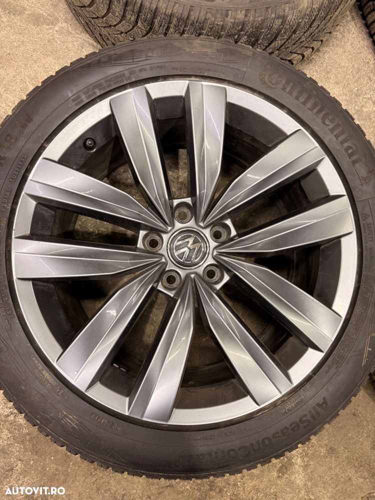 Set jante aliaj VW ARTEON an 2024 cu cauciucuri 245/45R18 si senzori presiune - 3