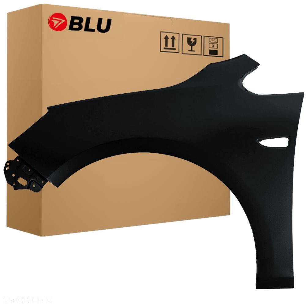 BLU Błotnik OPEL ASTRA J 4 IV Z20R lewy czarny 09-19 przód SaphirSchwarz - 1