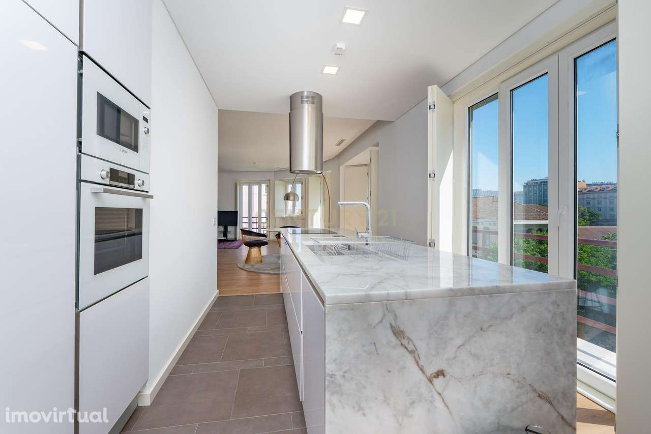 T3 de luxo em prédio novo, junto ao Parque Eduardo VII. - Grande imagem: 5/38