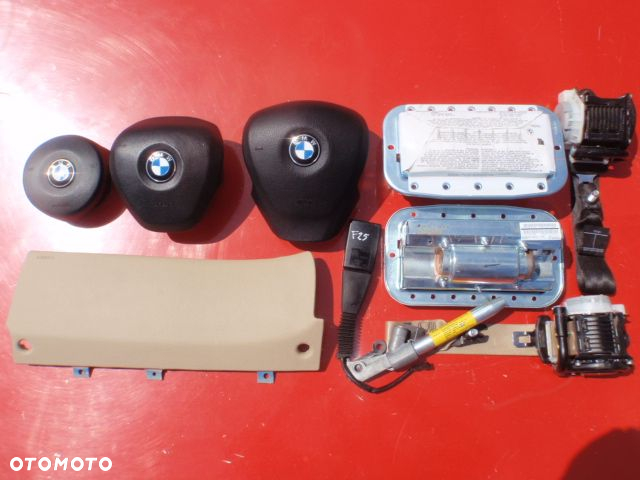 BMW X3 F25 X4 F26 AIRBAG KOLAN PODUSZKA KOLANOWA PASY PAS NAPINACZ USA naprawa regeneracja KURTYNA - 3