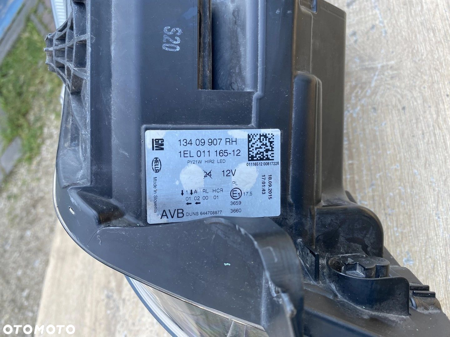 LAMPA PRZEDNIA PRAWA OPEL INSIGNIA I A LIFT 13- 13409907RH - 5